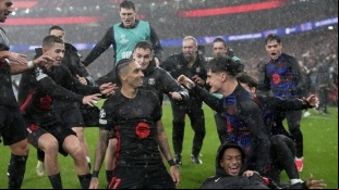 The footballer who has one foot out of Barcelona